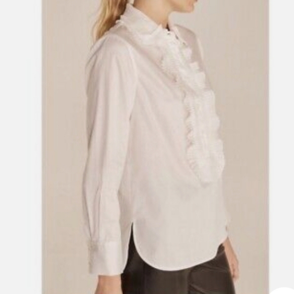 Rebecca Taylor Pleat Front Blouse - Picture 3 of 12